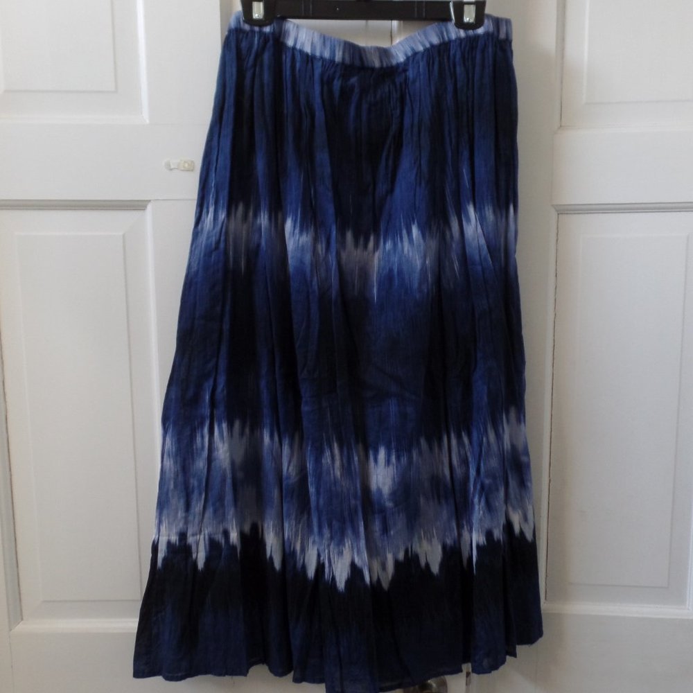 Chico's Boho Tie Dye Look Skirt Size 2 L